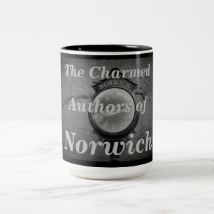 De Charmed Authors of Norwich Tweekleurige Koffiemok