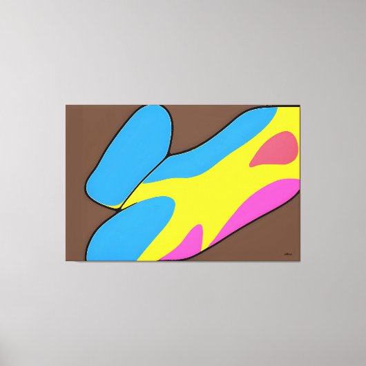 De charmeoffensief canvas afdruk (Voorkant)