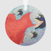 De "Chase" vis met een hoogte Ornament (achterkant)