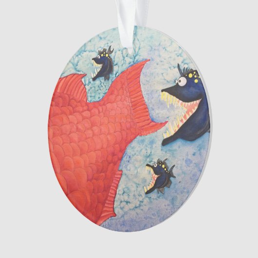 De "Chase" vis met een hoogte Ornament (voorkant)