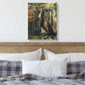 De Chasm in Conches, 1864 Canvas Afdruk (Insitu (Slaapkamer))