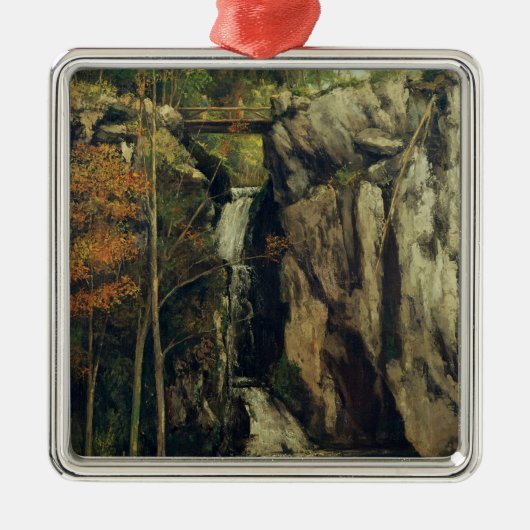 De Chasm in Conches, 1864 Metalen Ornament (Voorkant)