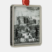 De Chateau de Chantilly en de tuinen Metalen Ornament (Rechts)