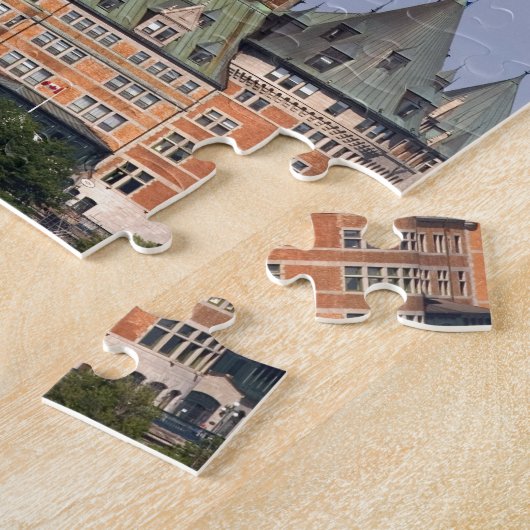 De Chateau Frontenac in Quebec City, Canada. Legpuzzel (Zijkant)