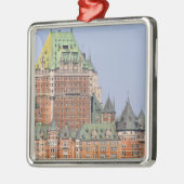 De Chateau Frontenac in Quebec City, Canada. Metalen Ornament (Links)