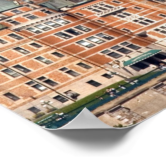 De Chateau Frontenac in Quebec City, Canada. Poster (Hoek)