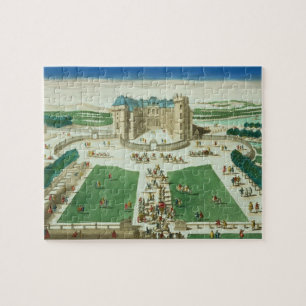 De Chateau Rambouillet, gegraveerd door Antoine Av Legpuzzel
