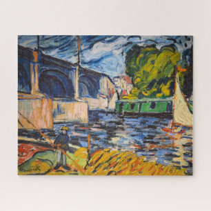 De Chatou-brug Maurice de Vlaminck Legpuzzel