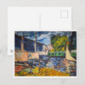De Chatoubrug | Maurice de Vlaminck | Briefkaart (Voorkant / Achterkant)