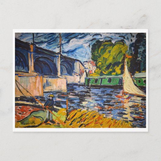 De Chatoubrug | Maurice de Vlaminck | Briefkaart (Voorkant)