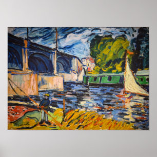 De Chatoubrug   Maurice de Vlaminck   Poster