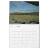 De chauffeur van het vrachtwagenpark over de weg - kalender (Feb 2027)