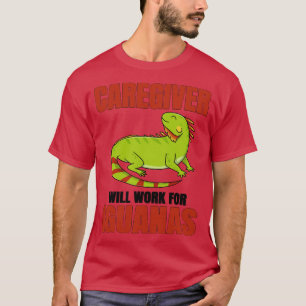 De chauffeur werkt voor leguanen t-shirt