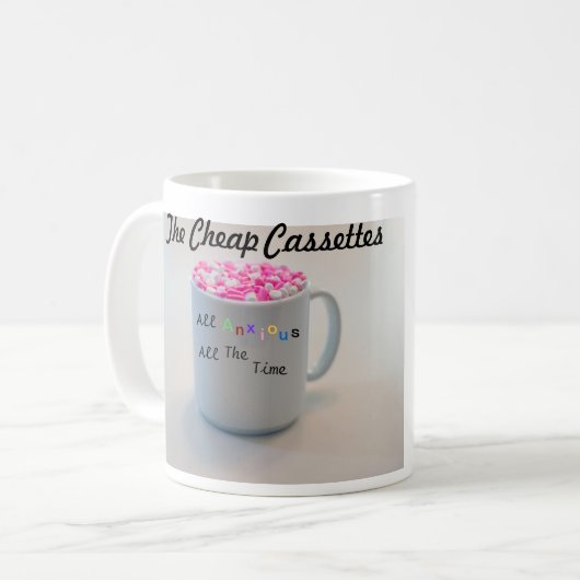 De Cheap Cassettes Coffee-Mok Koffiemok (Voorkant links)