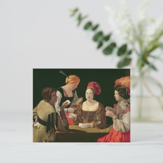 De Cheat met de Ace Diamonds Briefkaart (Staand voorkant)