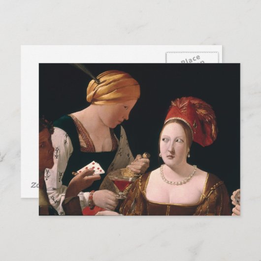 De Cheat met de Ace Diamonds Briefkaart (Voorkant / Achterkant)