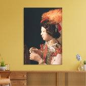 De Cheat met de Ace Diamonds Canvas Afdruk (Insitu (Woonkamer))