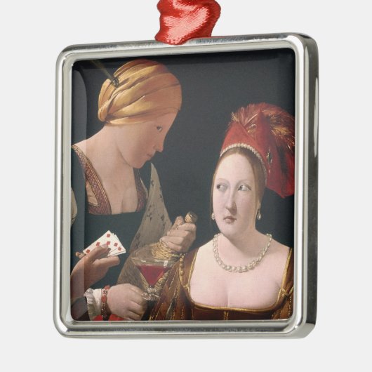 De Cheat met de Ace Diamonds Metalen Ornament (Links)