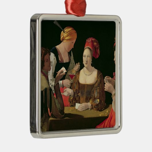 De Cheat met de Ace Diamonds Metalen Ornament (Rechts)