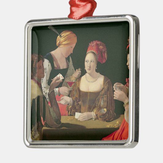 De Cheat met de Ace Diamonds Metalen Ornament (Links)