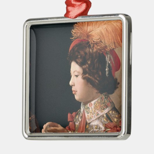 De Cheat met de Ace Diamonds Metalen Ornament (Links)