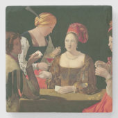 De Cheat met de Ace Diamonds Stenen Onderzetter (Voorkant)