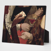 De Cheat met de Ace of Diamonds, detail van de Fotoplaat (Zijkant)