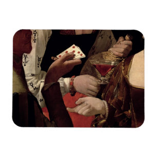 De Cheat met de Ace of Diamonds, detail van de Magneet