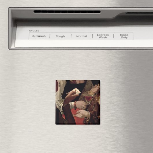 De Cheat met de Ace of Diamonds, detail van de Magneet (Insitu (Vaatwasser))