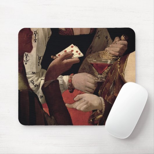 De Cheat met de Ace of Diamonds, detail van de Muismat (Met muis)