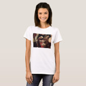 De Cheat met de Ace of Diamonds, detail van de T-shirt (Voorkant volledig)