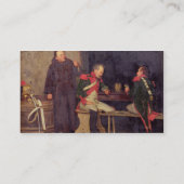 De Cheat (olie op doek) (één van paar - zie 19572 Visitekaartje (Achterkant)