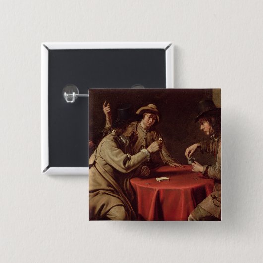 De Cheaters Vierkante Button 5,1 Cm (Voorkant /achterkant)