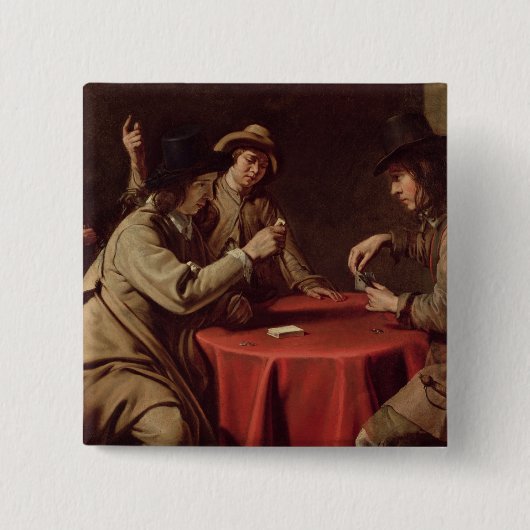 De Cheaters Vierkante Button 5,1 Cm (Voorkant)