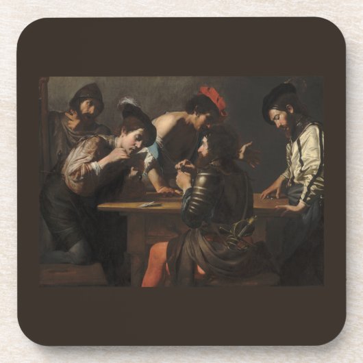 De cheats, huursoldaten die kaarten bier onderzetter (Voorkant)