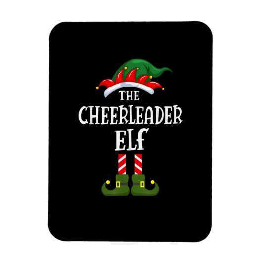 De Cheerleader ELF Family Matching Group Christma Magneet (Verticaal)