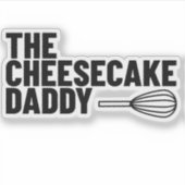 De Cheesecake Daddy Sticker (Voorkant)