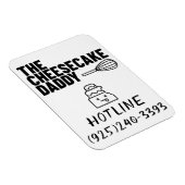 De Cheesecake papa Maget Magneet (Rechterzijde)