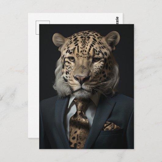 De Cheetah Boss Briefkaart (Voorkant / Achterkant)