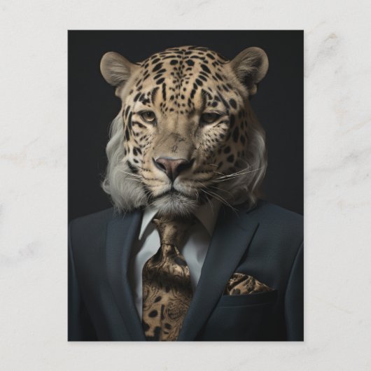 De Cheetah Boss Briefkaart (Voorkant)