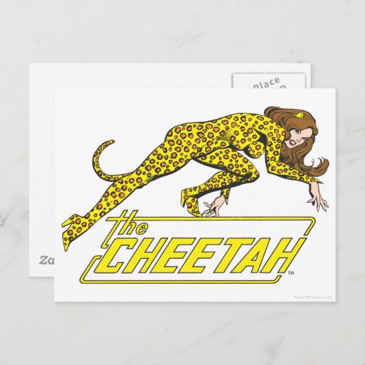 De Cheetah Briefkaart (Voorkant / Achterkant)