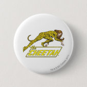De Cheetah Ronde Button 5,7 Cm (Voorkant)