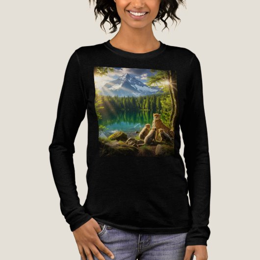 De Cheetah's Tri-Blend Shirt (Voorkant)