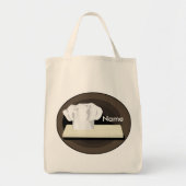 De Chef Grocery Canvas tas (Voorkant)