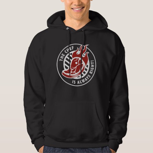 De Chef Heeft Altijd Gelijk Hoodie (Voorkant)