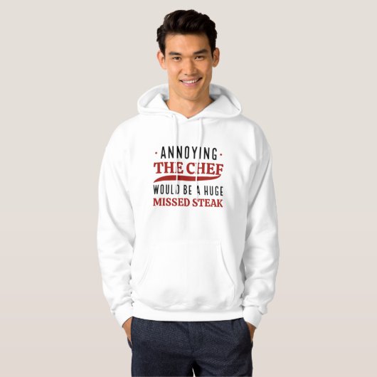 De Chef irriteren Hoodie (Voorkant volledig)