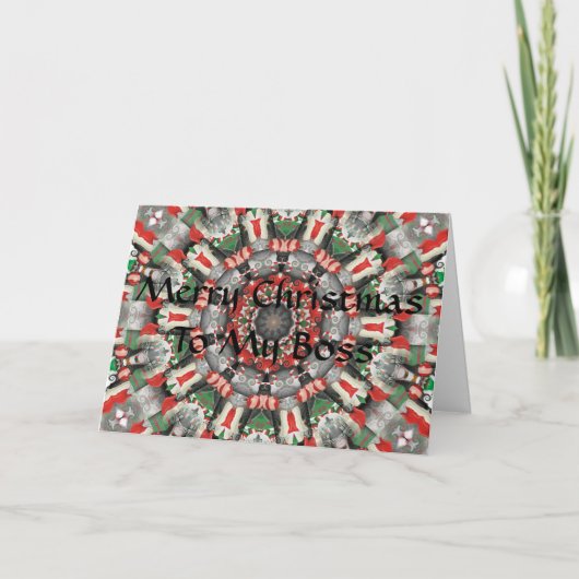 De Chef- Kaart van Kerstmis (Voorkant)