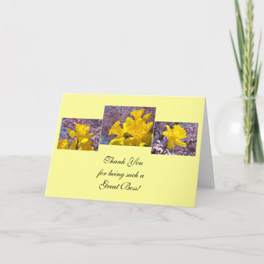 De chef- Kaarten danken u voor het zijn een Groot (Voorkant)