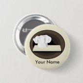 De Chef Pin Back Button (Voorkant /achterkant)