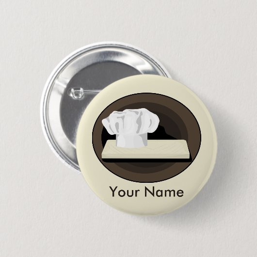 De Chef Pin Back Button (Voorkant /achterkant)